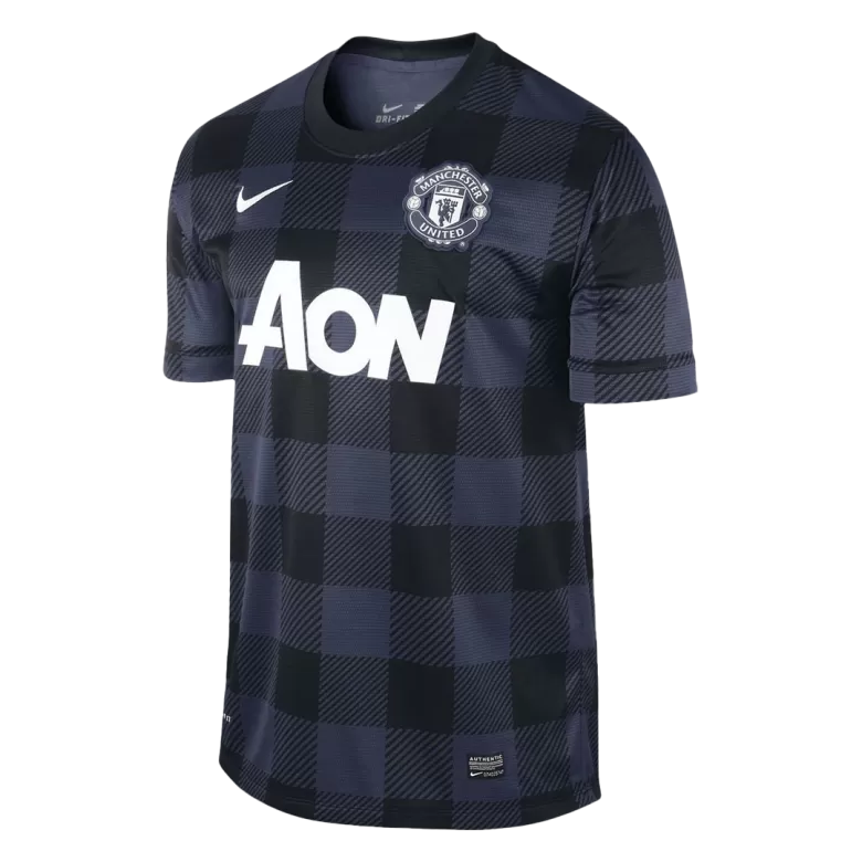 Camiseta Retro 2013/14 Manchester United Segunda Equipación Visitante Hombre - Versión Hincha - camisetasfutbol