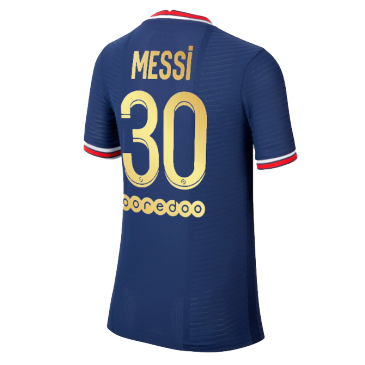 Camiseta Authentic de Fútbol Messi #30 Ballon d'Or PSG 2021/22