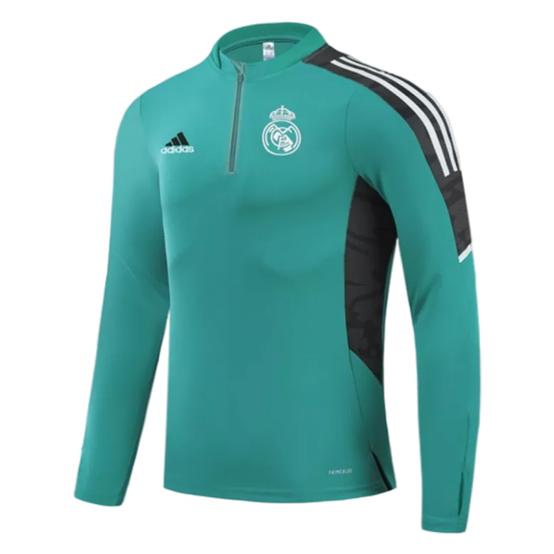 Conjunto Entrenamiento Real Madrid 2021/22 Hombre (Chándal de Media Cremallera + Pantalón) - camisetasfutbol