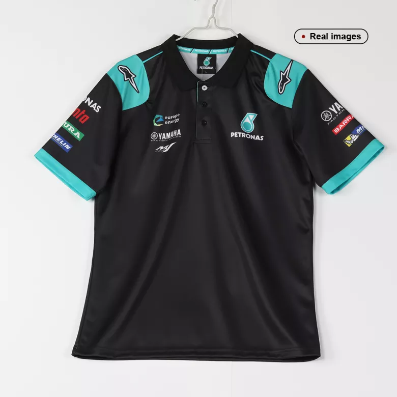 Camiseta Tipo Polo de Petronas Yamaha Team Polo Shirt Black - camisetasfutbol