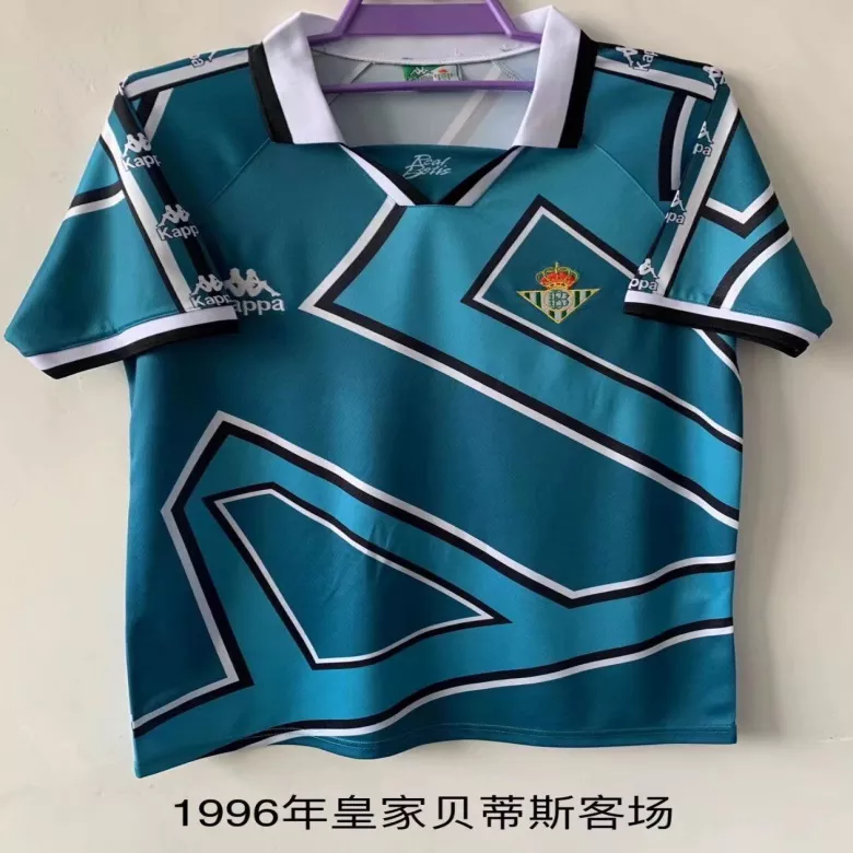 Camiseta Retro 1995/96 Real Betis Segunda Equipación Visitante Hombre - Versión Hincha - camisetasfutbol