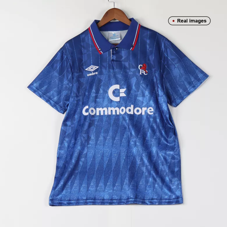 Camiseta Retro 1989/91 Chelsea Primera Equipación Local Hombre - Versión Hincha - camisetasfutbol