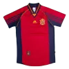 Camiseta Retro 1998 España Primera Equipación Local Hombre - Versión Hincha - camisetasfutbol