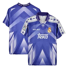 Camiseta Retro 1996/97 Real Madrid Segunda Equipación Visitante Hombre - Versión Replica - camisetasfutbol