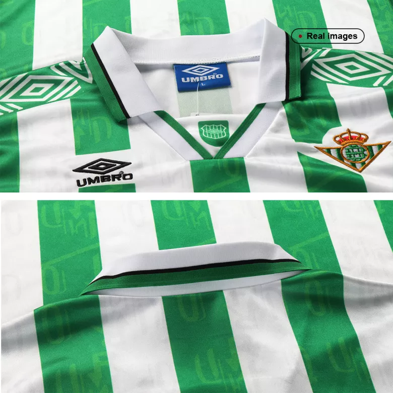 Camiseta Retro 1994/95 Real Betis Primera Equipación Local Hombre - Versión Hincha - camisetasfutbol