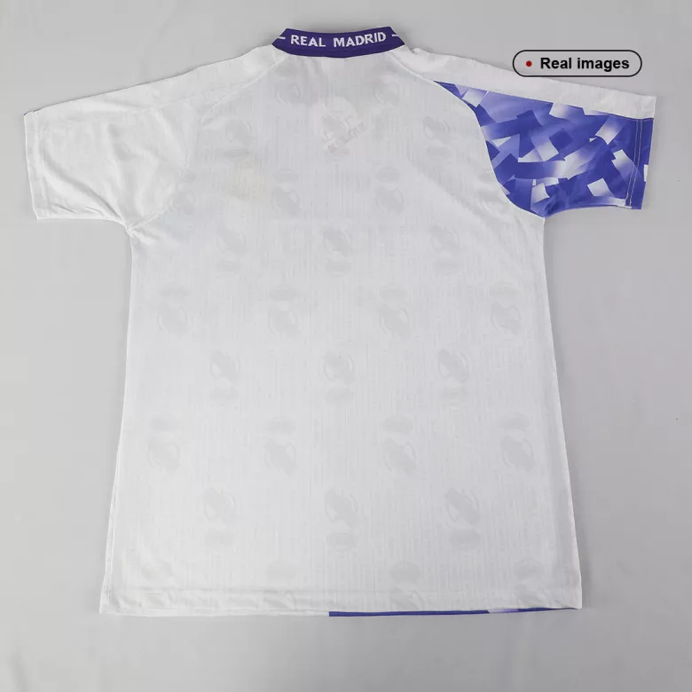 Camiseta de Fútbol Retro Real Madrid Tercera Equipación 1996/97 para Hombre - Version Hincha Personalizada - camisetasfutbol