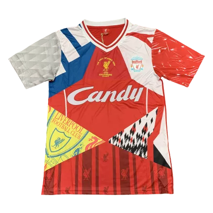Camiseta Retro 2005 Liverpool conmemorativa Hombre - Versión Hincha - camisetasfutbol