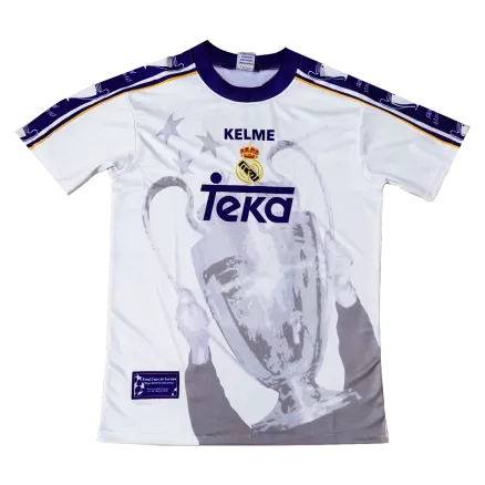 UCL Camiseta Retro 1997/98 Real Madrid Hombre - Versión Hincha - camisetasfutbol