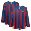 Camiseta Retro 2005/06 Barcelona Primera Equipación Manga Larga Local Hombre - Versión Hincha - camisetasfutbol