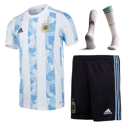 Uniformes de Futbol Completos Local 2021 Argentina - Con Medias para Hombre - camisetasfutbol