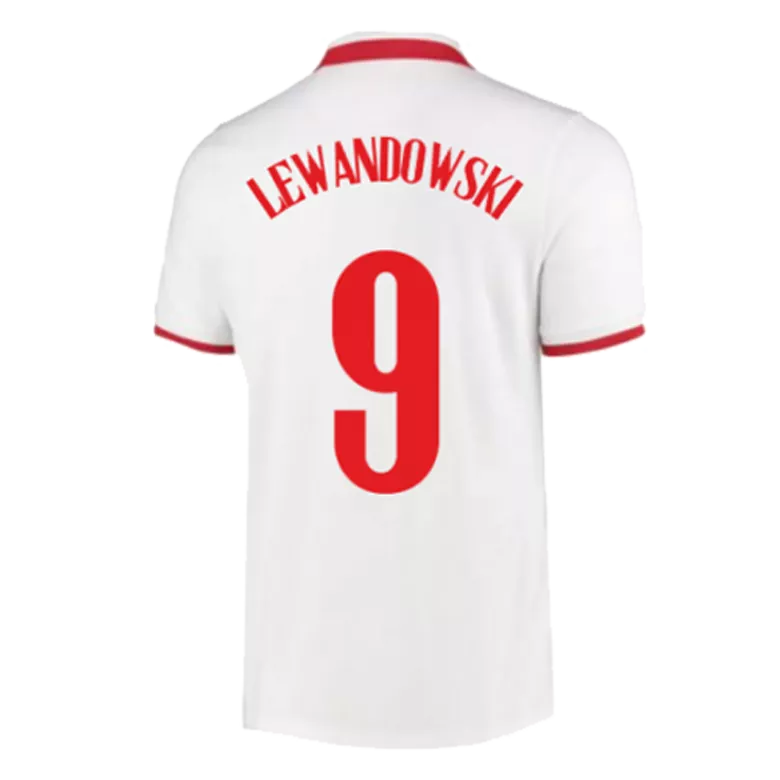 Camiseta Futbol Local de Hombre Polonia 2020 con Número de LEWANDOWSKI #9 - camisetasfutbol