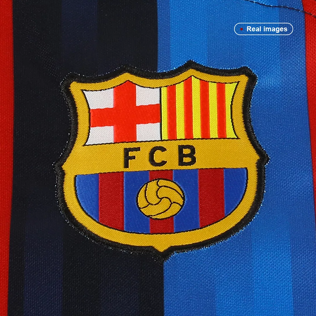 Conjunto Completo Barcelona 2022/23 Primera Equipación Local Hombre (Camiseta + Pantalón Corto + Calcetines) Nike - camisetasfutbol