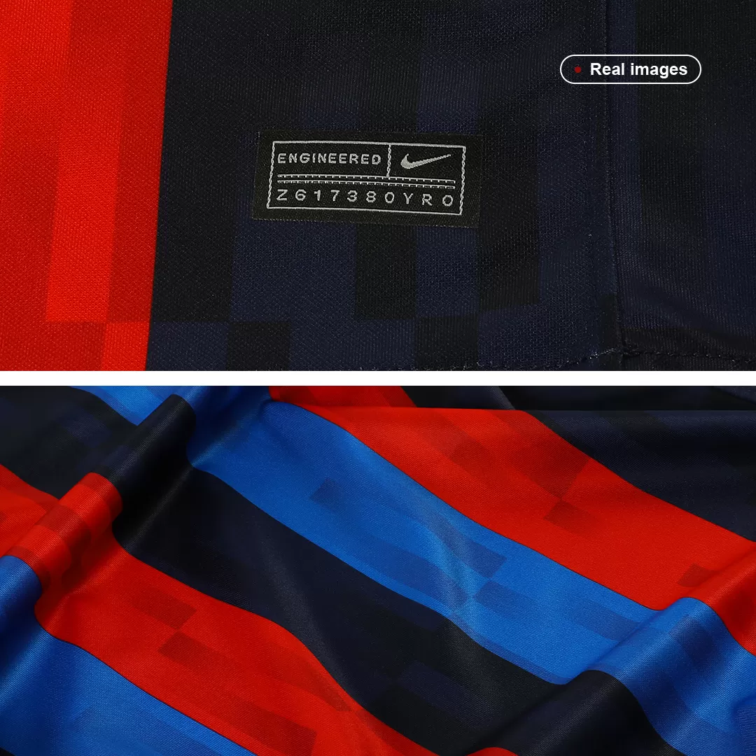 Conjunto Completo Barcelona 2022/23 Primera Equipación Local Hombre (Camiseta + Pantalón Corto + Calcetines) Nike - camisetasfutbol