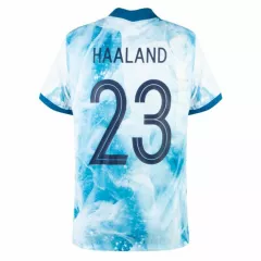 Camiseta Futbol Visitante de Hombre Noruega 2021 con Número de Haaland #23 - camisetasfutbol