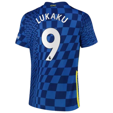 Camiseta Futbol Local de Hombre Chelsea 2021/22 con Número de LUKAKU #9 - camisetasfutbol