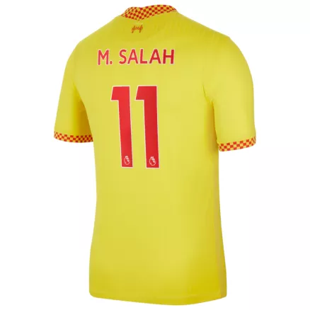 Camiseta Futbol Tercera Equipación de Hombre Liverpool 2021/22 con Número de M. SALAH #11 - camisetasfutbol