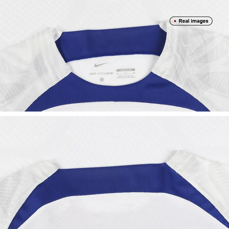 Camiseta Auténtica Manga Corta Francia 2022 Pre-Partido Entrenamiento Hombre - Versión Jugador - camisetasfutbol