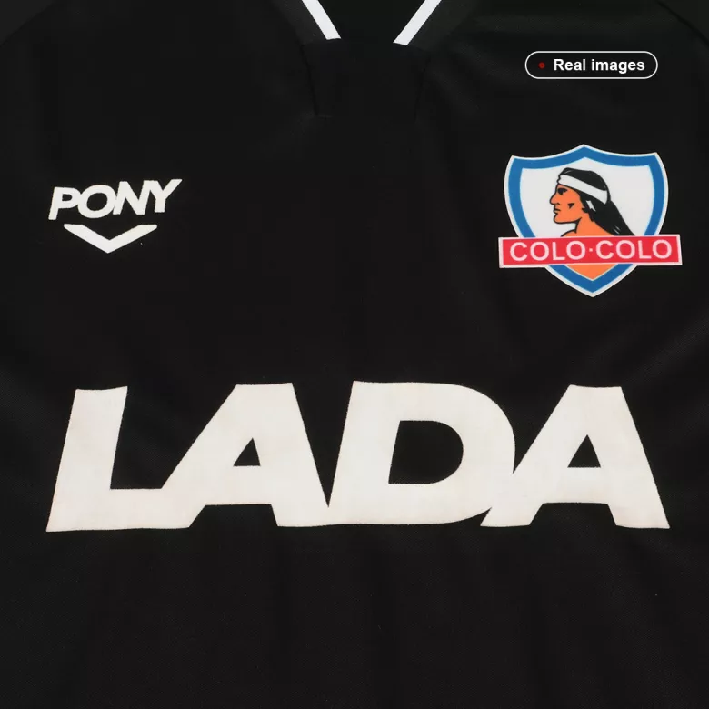 Camiseta de Fútbol Retro Colo Colo Visitante 1992 para Hombre - Personalizada - camisetasfutbol