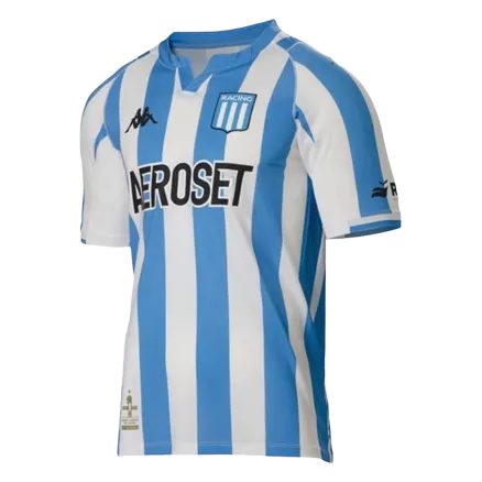 Camiseta Racing Club de Avellaneda 2022/23 Primera Equipación Local Hombre Kappa - Versión Replica - camisetasfutbol