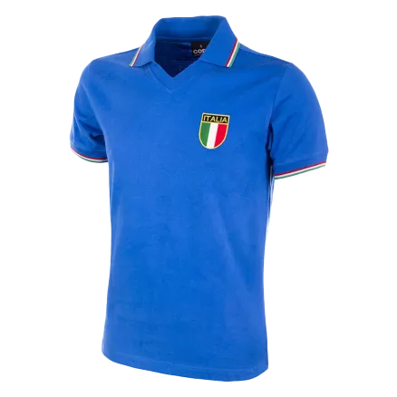 Camiseta Retro 1982 Italia Primera Equipación Local Hombre - Versión Hincha - camisetasfutbol