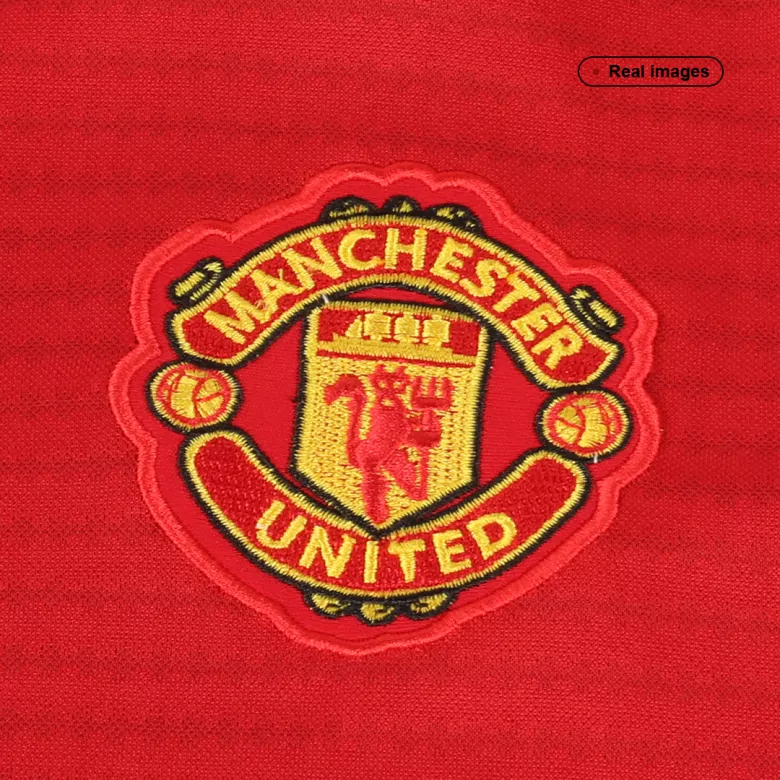 Camiseta Retro 2018/19 Manchester United Primera Equipación Local Hombre - Versión Hincha - camisetasfutbol