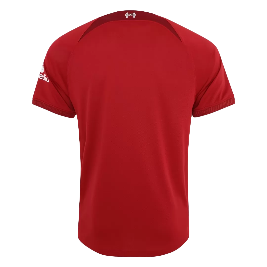 Conjunto Completo Liverpool 2022/23 Primera Equipación Local Hombre (Camiseta + Pantalón Corto + Calcetines) Nike - camisetasfutbol