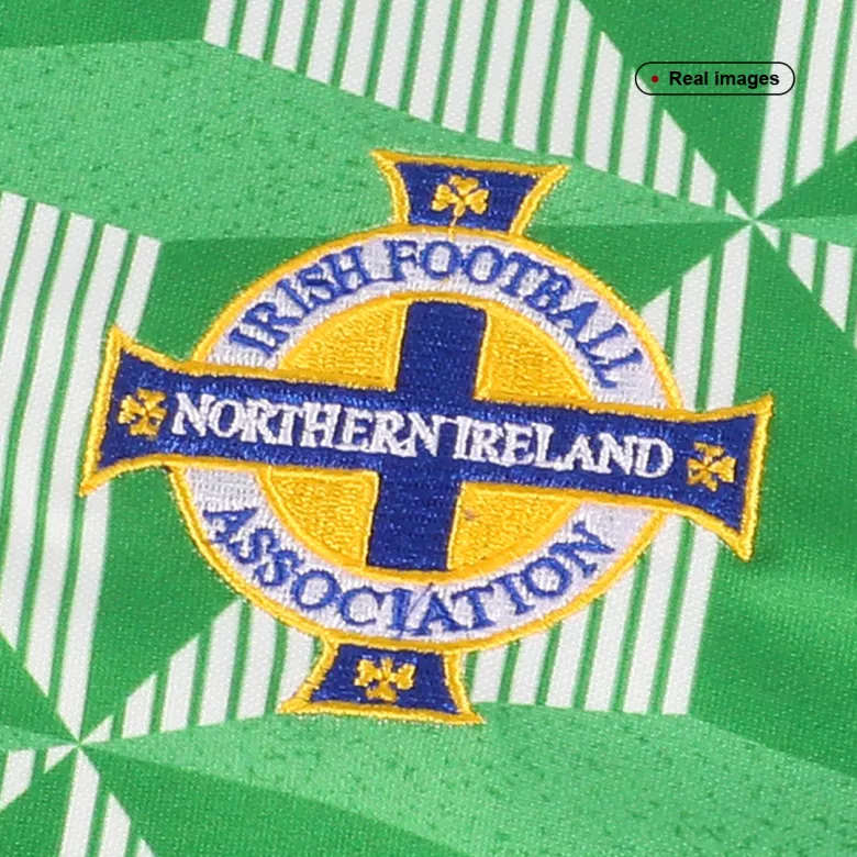 Camiseta Retro 1990 Irlanda del Norte Primera Equipación Local Hombre - Versión Hincha - camisetasfutbol