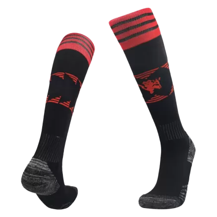 Calcetines de fútbol de Local Manchester United 2022/23 - Unisex Color Black&Red - camisetasfutbol