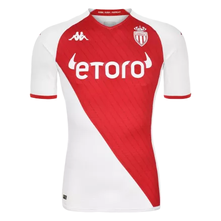 Camiseta AS Monaco FC 2022/23 Primera Equipación Local Hombre Kappa - Versión Replica - camisetasfutbol