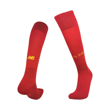 Calcetines de fútbol de Local Roma 2022/23 - Unisex Color Rojo - camisetasfutbol