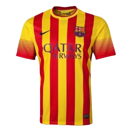 Camiseta Retro 2013/14 Barcelona Segunda Equipación Visitante Hombre - Versión Hincha - camisetasfutbol