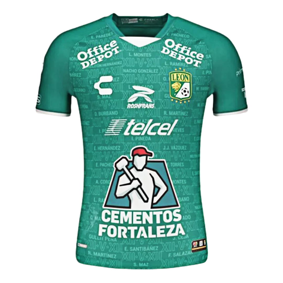 Camiseta Club León 2022/23 Primera Equipación Local Hombre Charly - Versión Replica - camisetasfutbol
