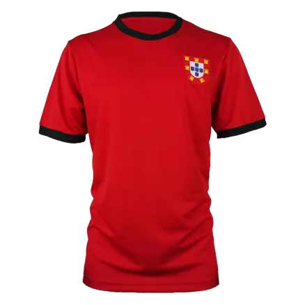 Camiseta Retro 1966 Portugal Primera Equipación Local Hombre - Versión Hincha - camisetasfutbol