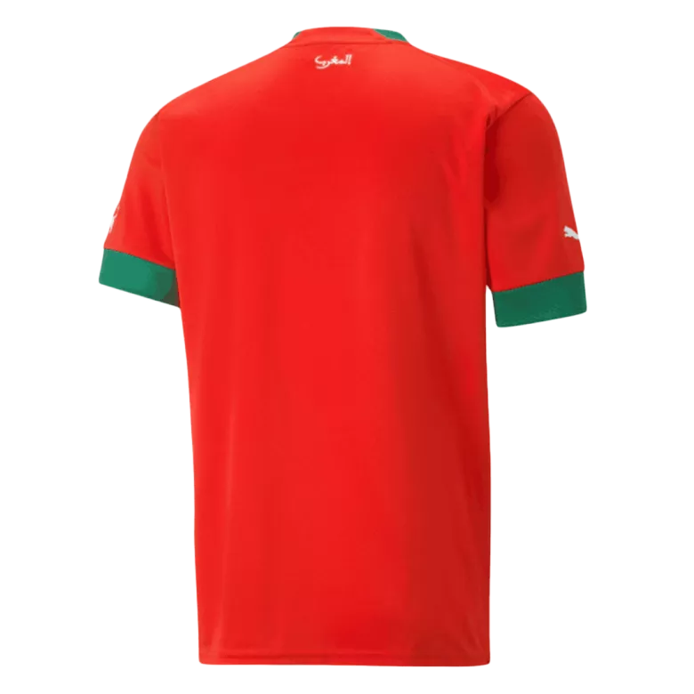 Camiseta Marruecos 2022 Primera Equipación Local Hombre - Versión Hincha - camisetasfutbol