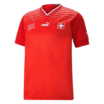 Camiseta de Futbol Local Suiza 2022 para Hombre - Version Replica Personalizada - camisetasfutbol