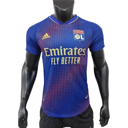 Camiseta de Futbol Cuarta Camiseta Olympique Lyonnais 2022/23 para Hombre - Versión Jugador Personalizada - camisetasfutbol