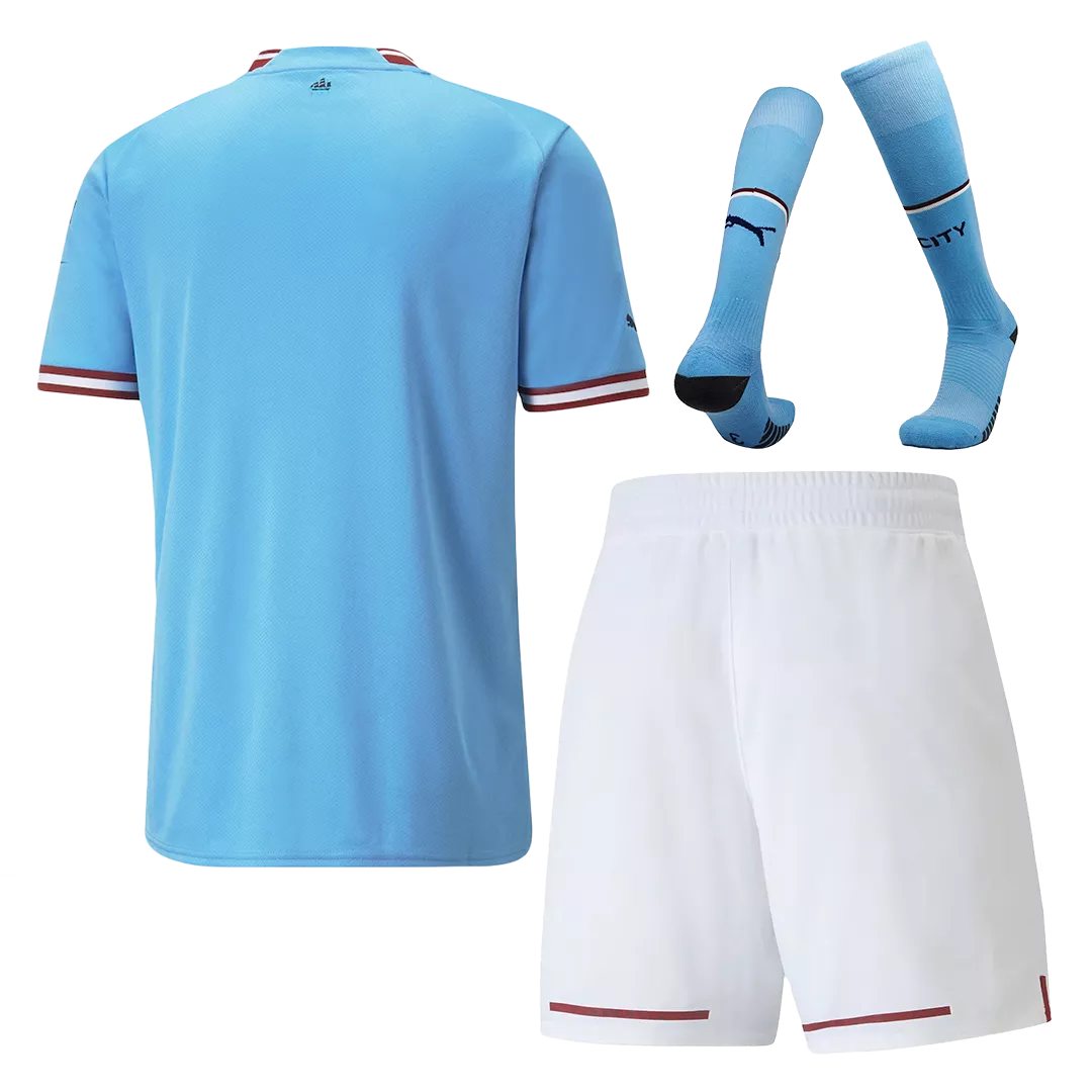 Uniformes de Futbol Completos Local 2022/23 Manchester City - Con Medias para Hombre - camisetasfutbol