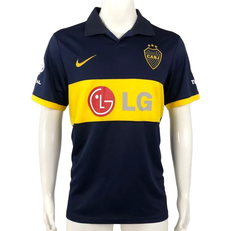 Camiseta Retro 2009/10 Boca Juniors Primera Equipación Local Hombre - Versión Hincha - camisetasfutbol