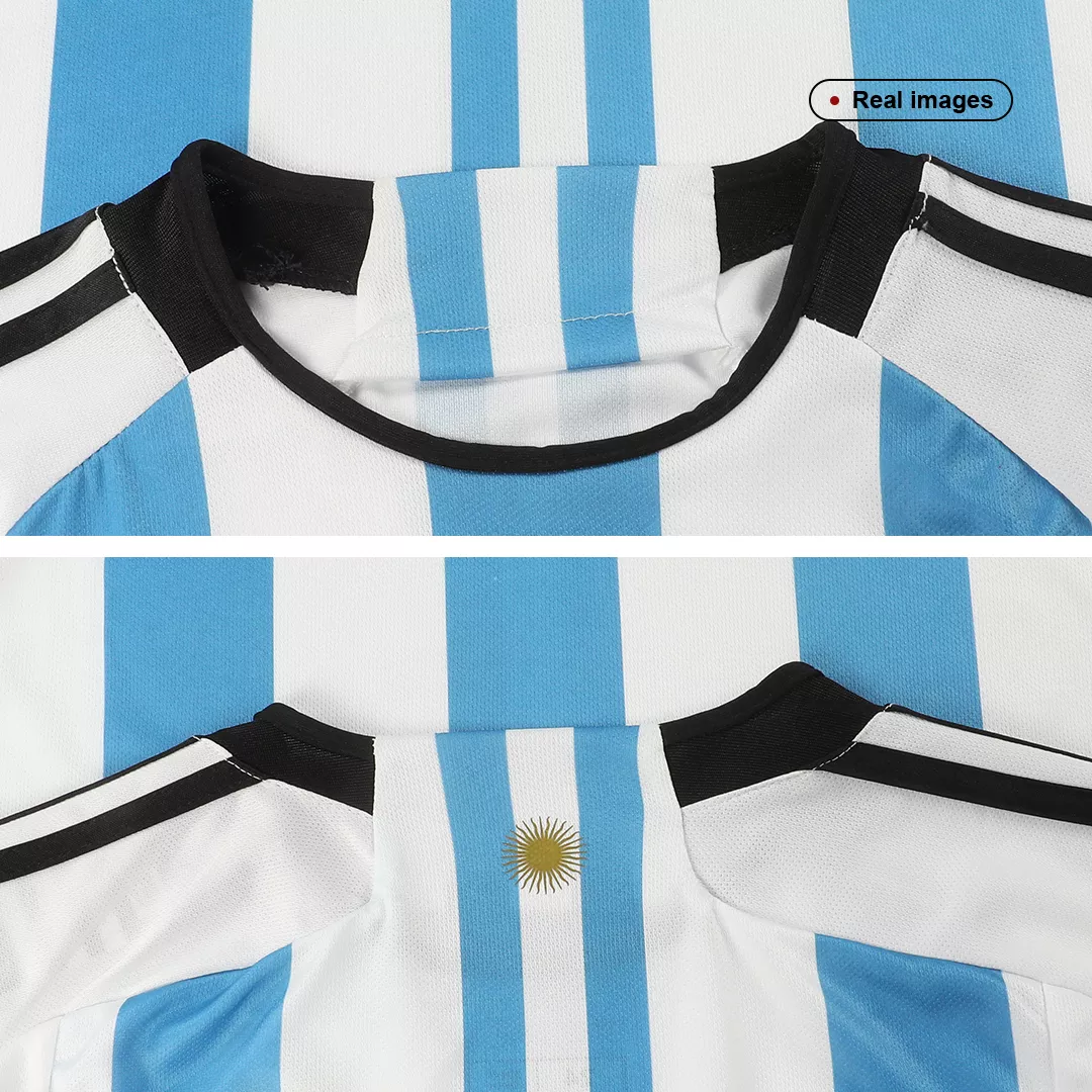 Miniconjunto Argentina 2022 Primera Equipación Local Niño (Camiseta + Pantalón Corto) Adidas - camisetasfutbol