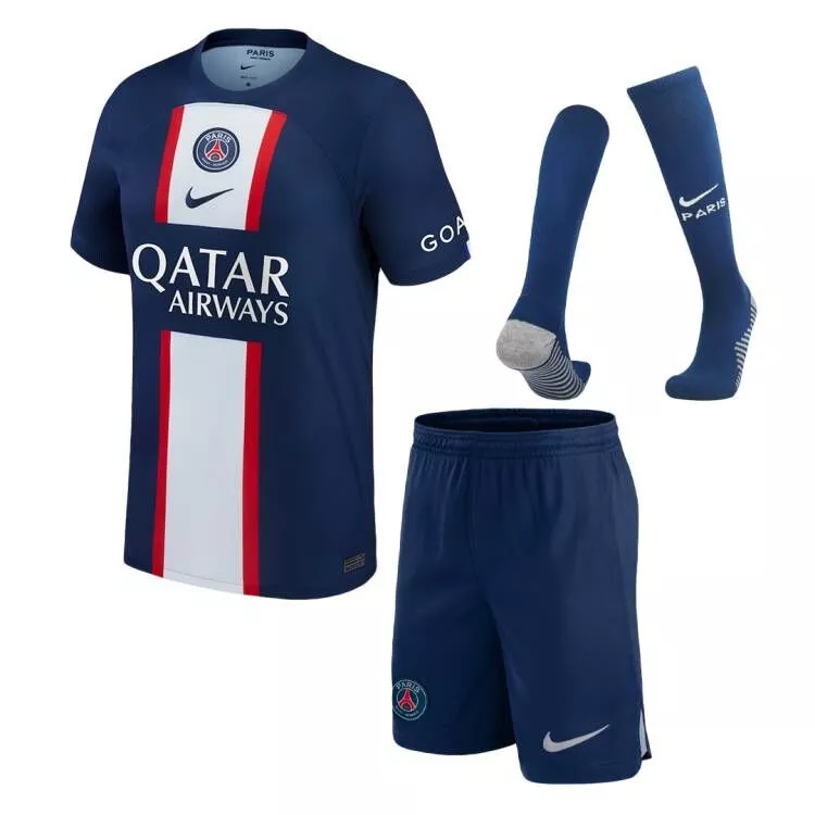 Uniformes de Futbol Completos Local 2022/23 PSG - Con Medias para Hombre - camisetasfutbol