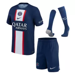 Conjunto Completo PSG 2022/23 Primera Equipación Local Hombre (Camiseta + Pantalón Corto + Calcetines) Nike - camisetasfutbol