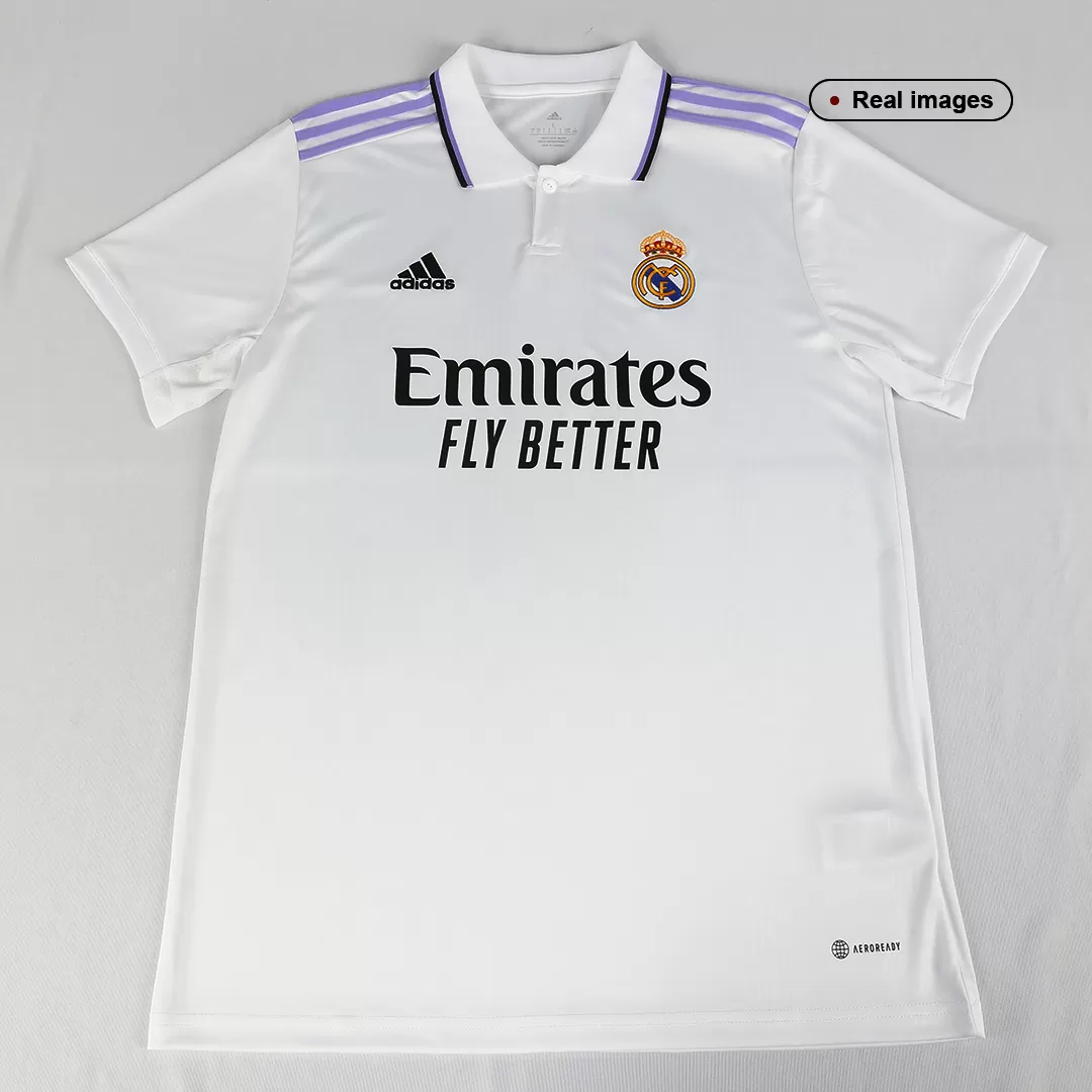Camiseta Real Madrid 2022/23 Primera Equipación Local Hombre Adidas - Versión Replica - camisetasfutbol