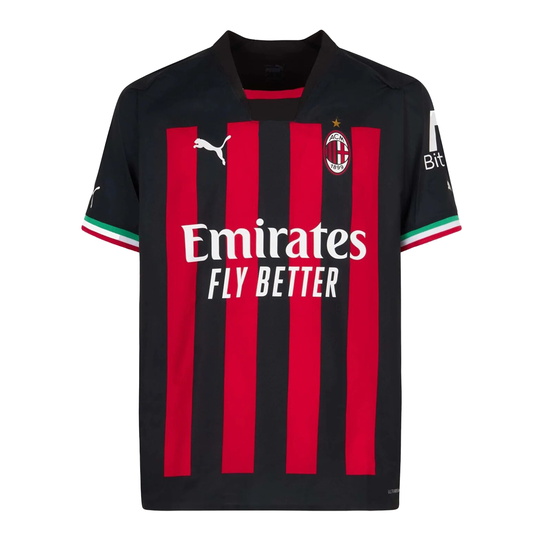 Camiseta de Fútbol Personalizada 1ª AC Milan 2022/23
