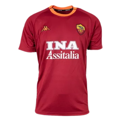 Camiseta Retro 2000/01 Roma Primera Equipación Local Hombre - Versión Hincha - camisetasfutbol
