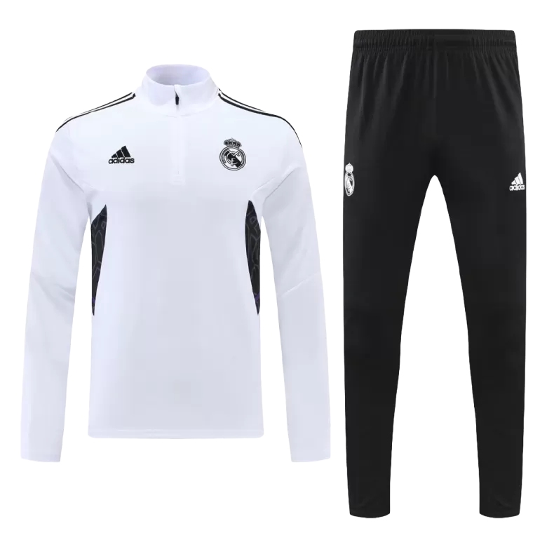 Conjunto Entrenamiento Real Madrid 2021/22 Niño (Chándal de Media  Cremallera + Pantalón)