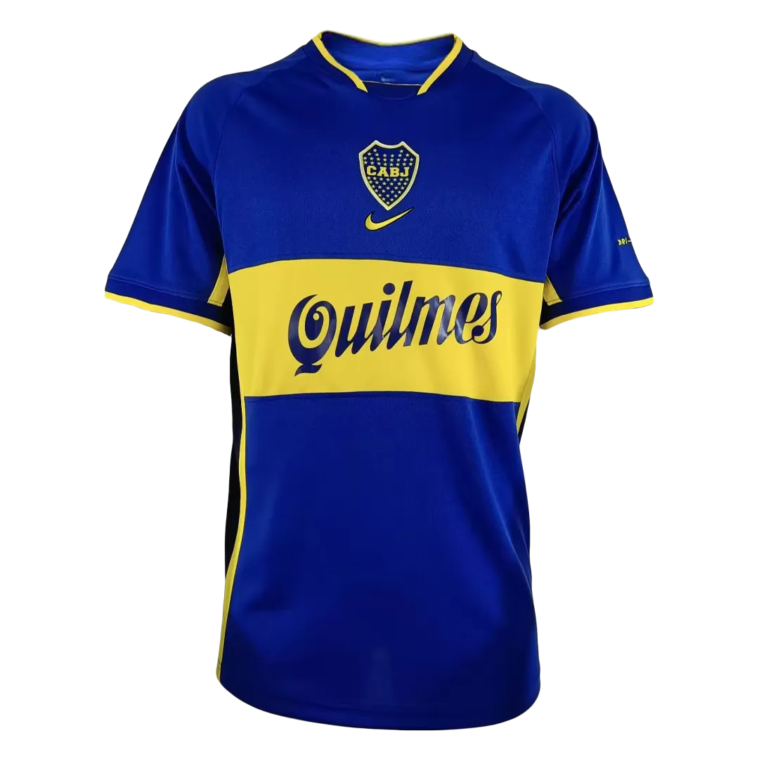 Camiseta Retro 2001/02 Boca Juniors Primera Equipación Local Hombre Nike - Versión Replica - camisetasfutbol