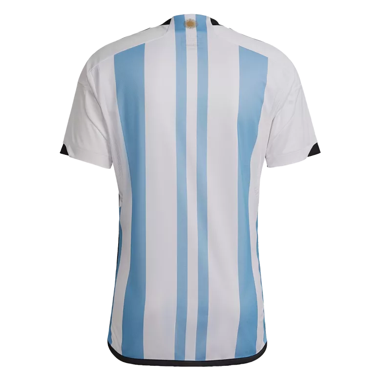 Tres Estrellas Conjunto Completo Argentina 2022 Primera Equipación Local Hombre (Camiseta + Pantalón Corto + Calcetines) - camisetasfutbol