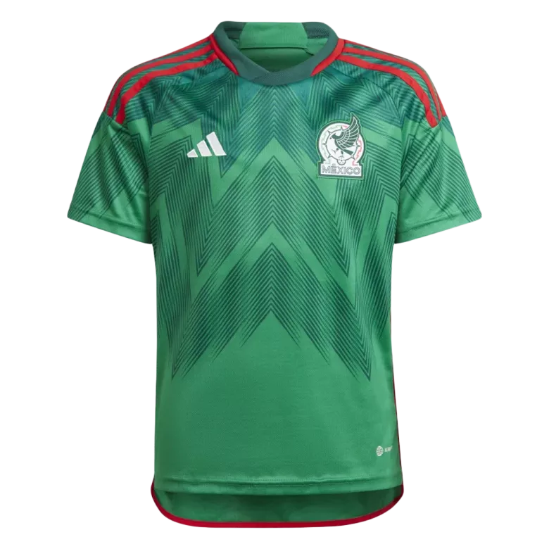 Conjunto Completo Mexico 2022 Primera Equipación Local Hombre (Camiseta + Pantalón Corto + Calcetines) Adidas - camisetasfutbol
