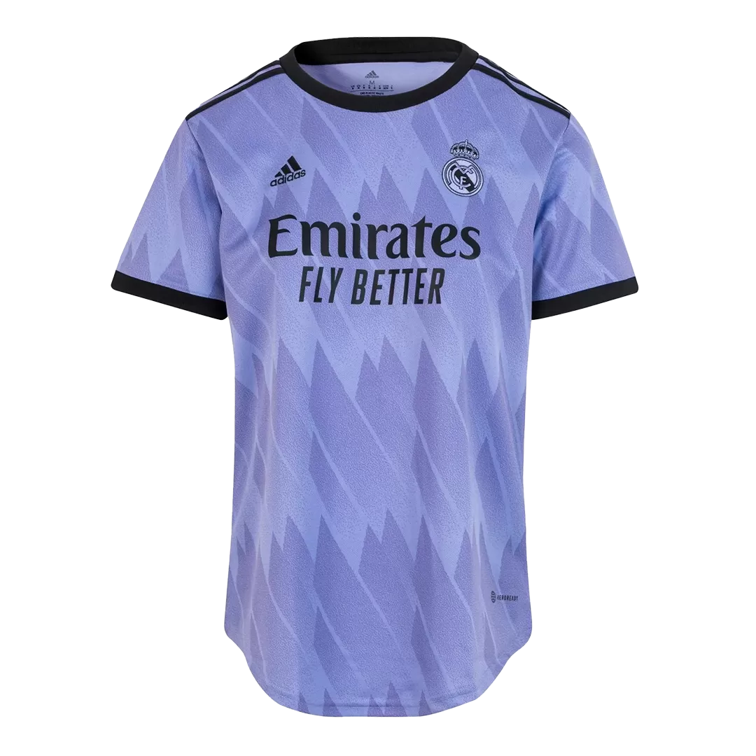 Camiseta de Replica Real Madrid Visitante de Mujer CamisetasFutbol.cn