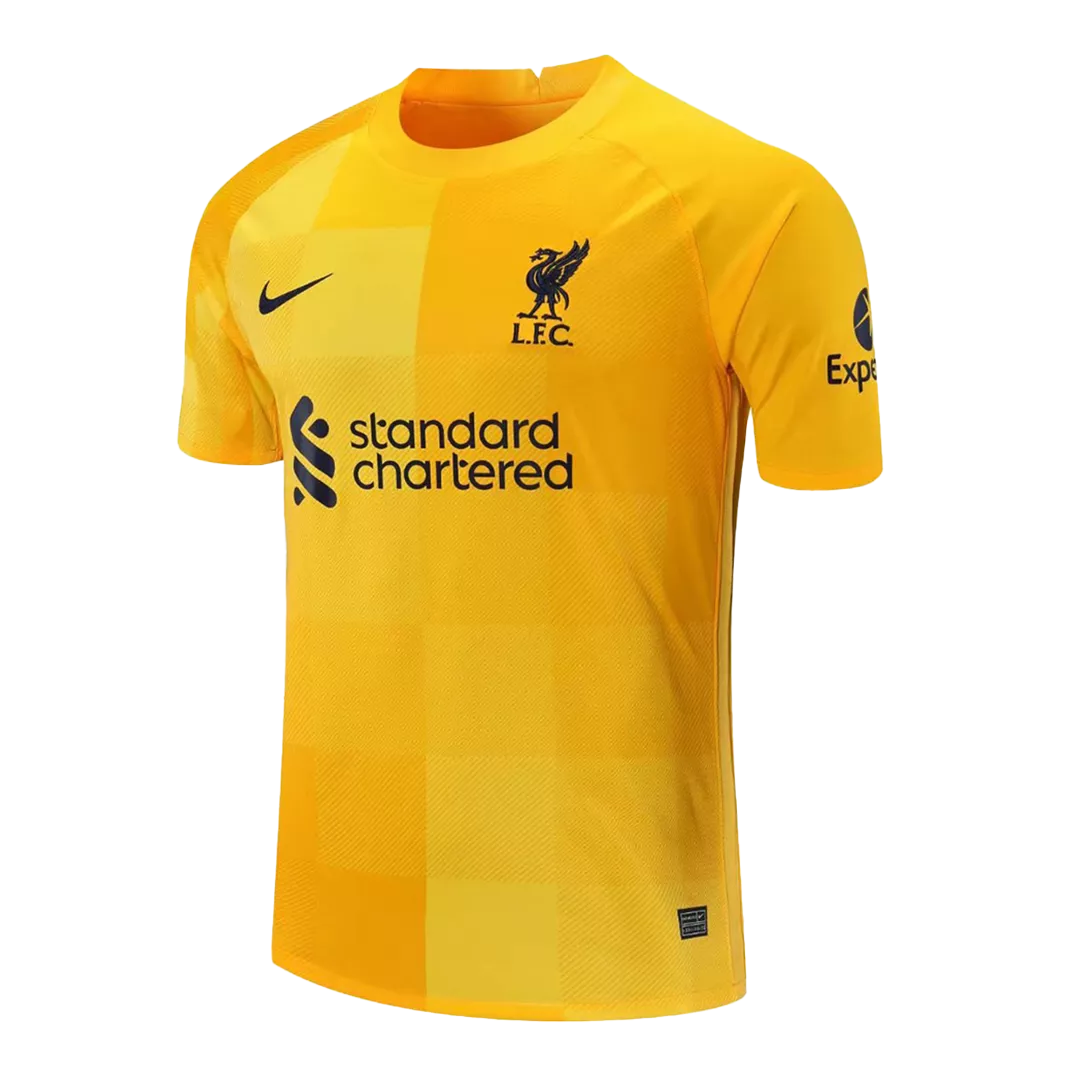 Camiseta Liverpool 2021/22 Portero Hombre - Versión Replica - camisetasfutbol